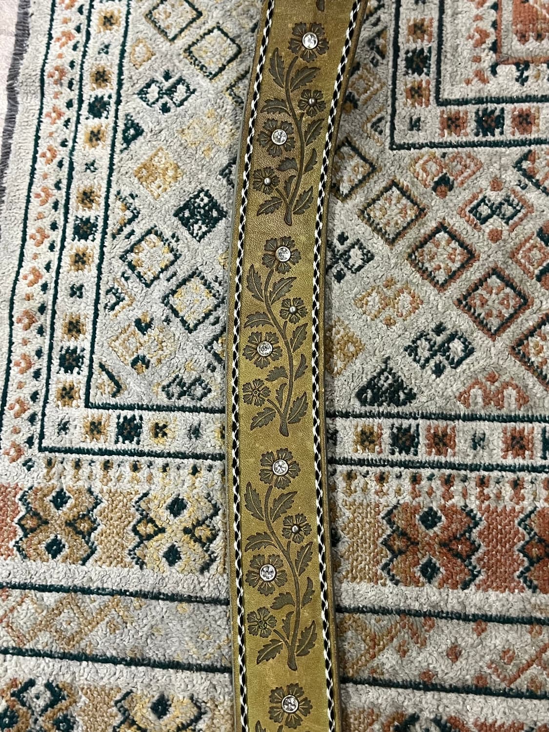 빈티지 플라워 스톤 벨트 #csz2498 상품이미지5