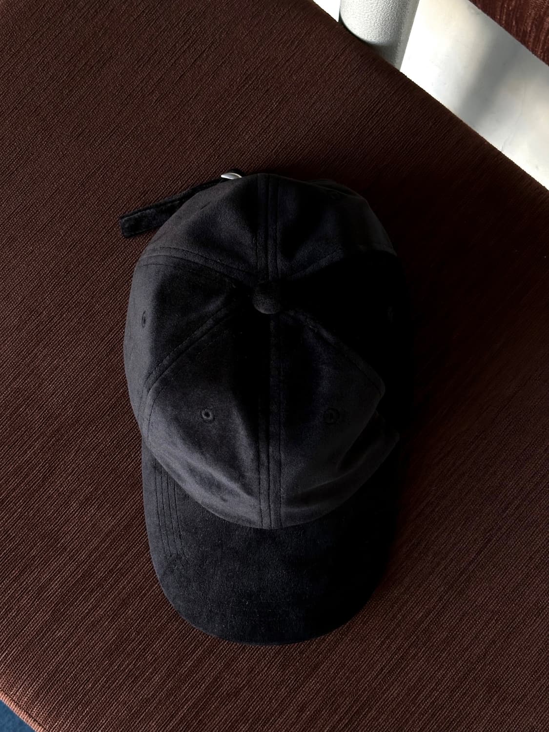 Design velour touch 6 panel cap 상품이미지2