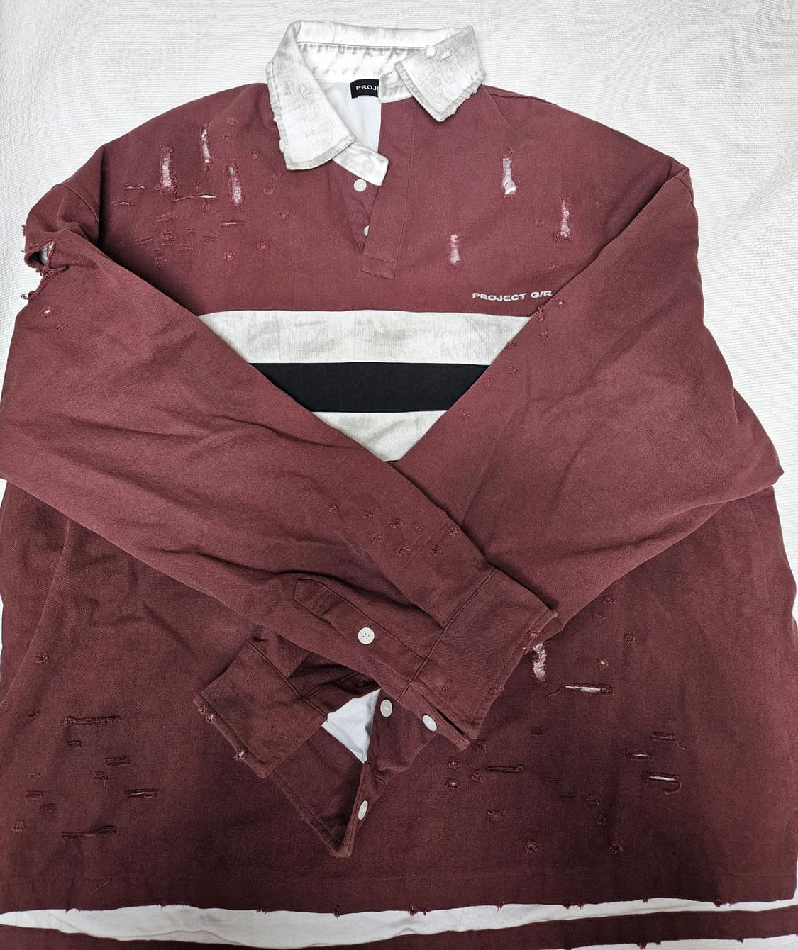 프로젝트gr 폴로 버건디  상품이미지1