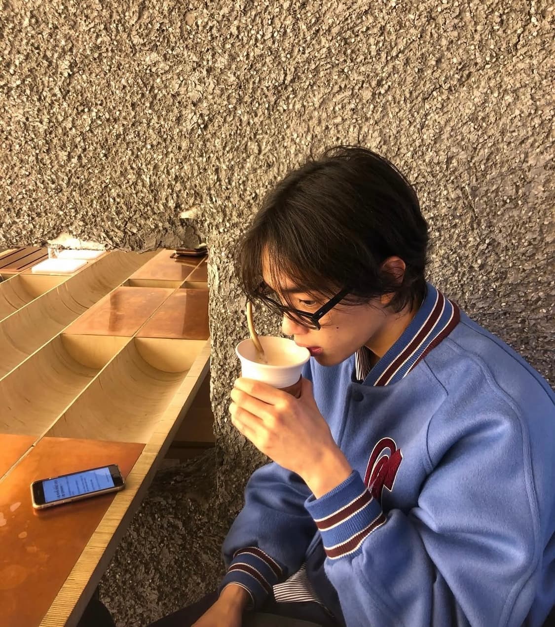 [M]테켓 바시티자켓 판매합니다(홍태준님 착용) 상품이미지1