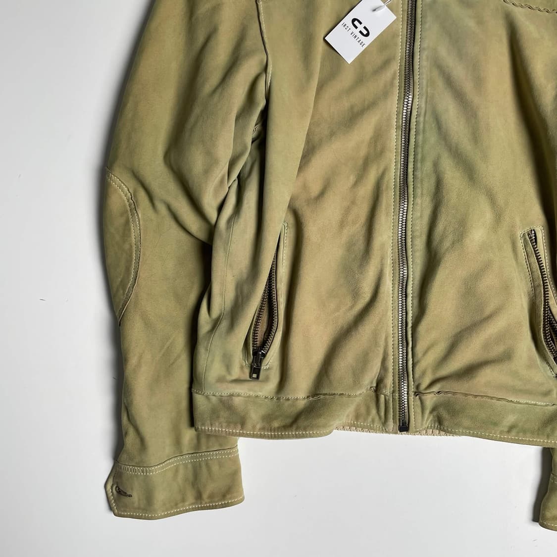 Diesel 양가죽 스웨이드&립 레이어드 자켓 상품이미지4