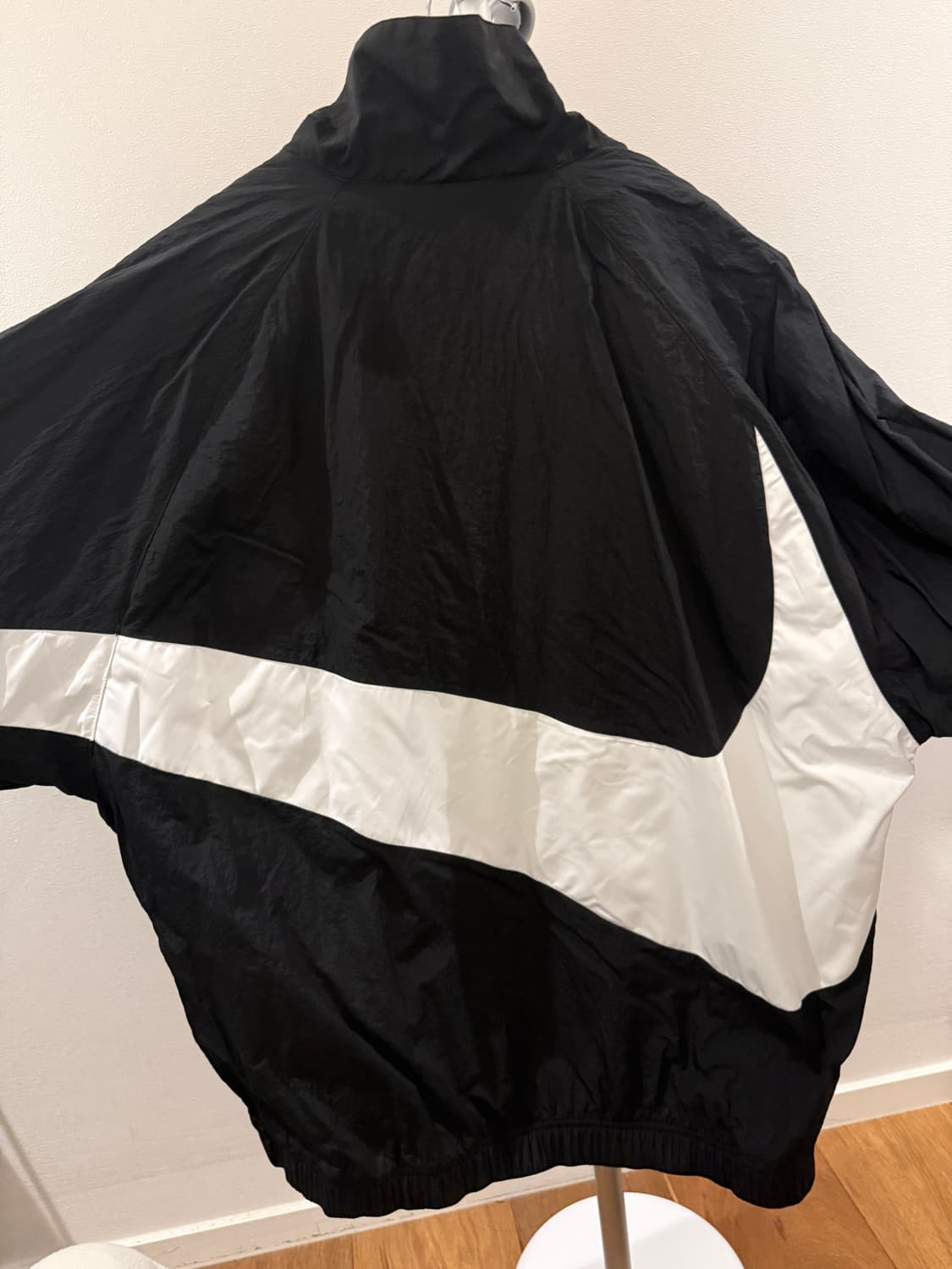 새상품)나이키 NSW 빅 스우시 우븐 자켓 블랙 - 아시아 XL 상품이미지3