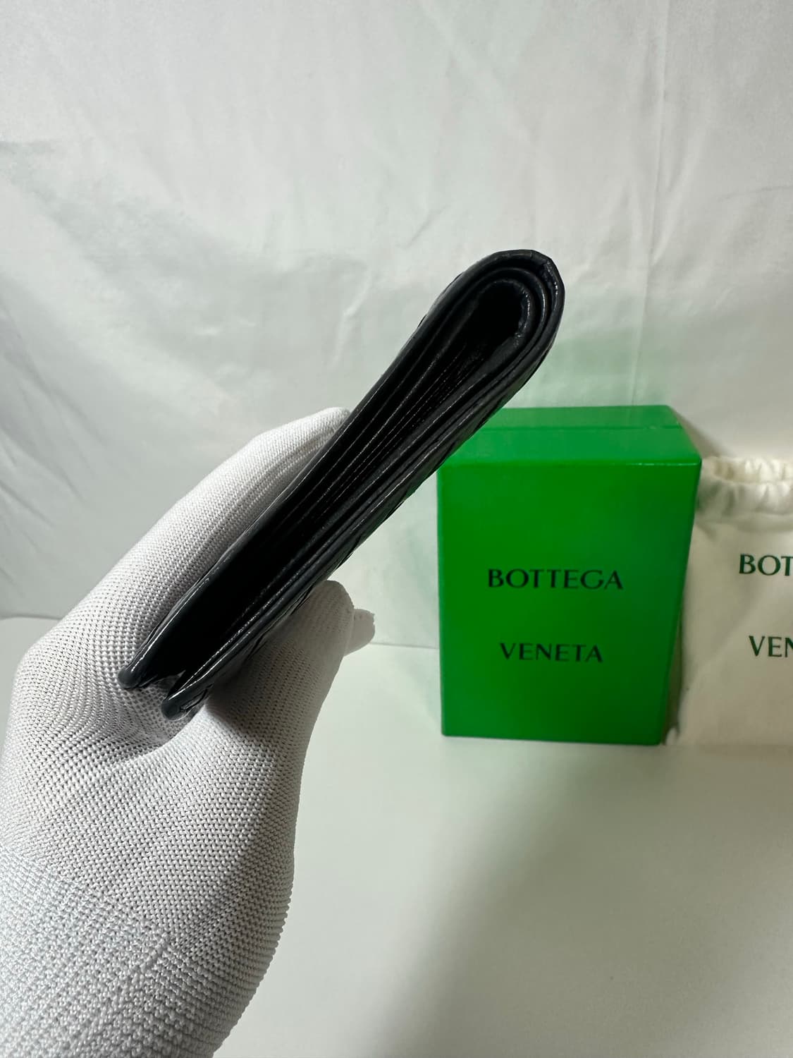 보테가베네타 인트레아치토 반지갑 다크그레이 (OS) 상품이미지5