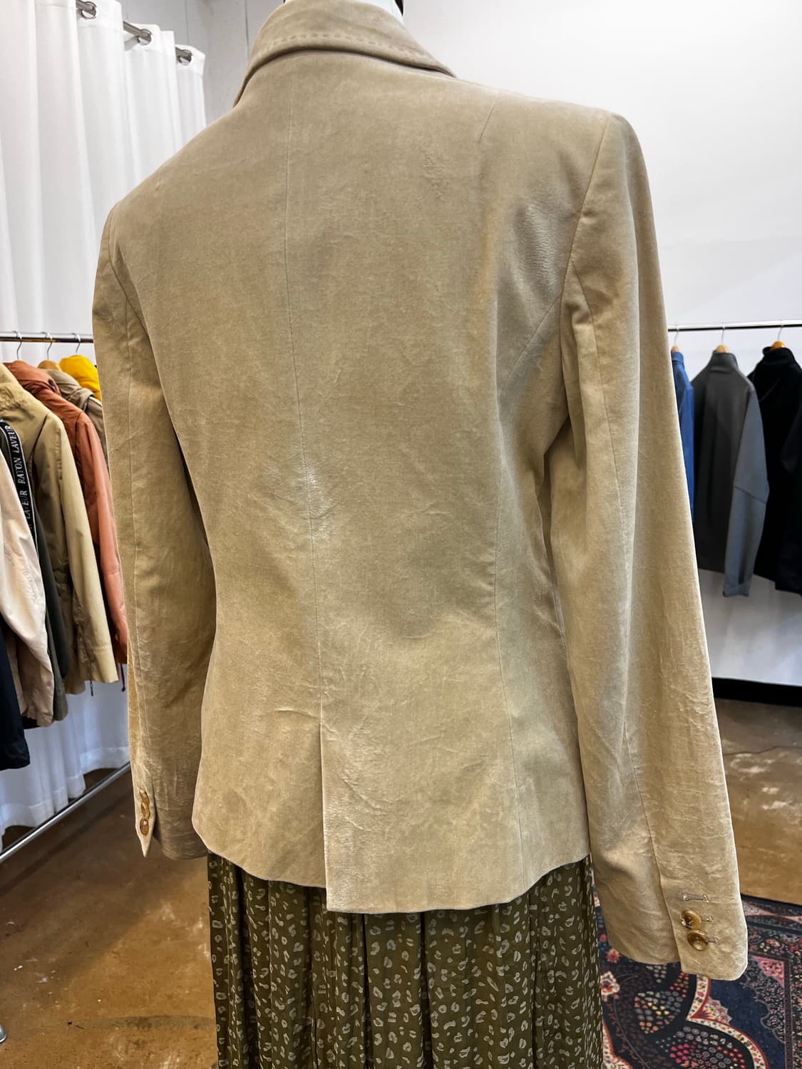 버버리 코튼 벨벳 블레이저 상품이미지6