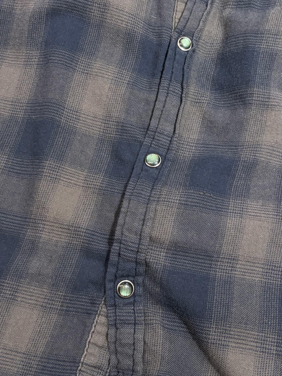 Spinash 락펑크 웨스턴 레터링 체크셔츠 상품이미지5