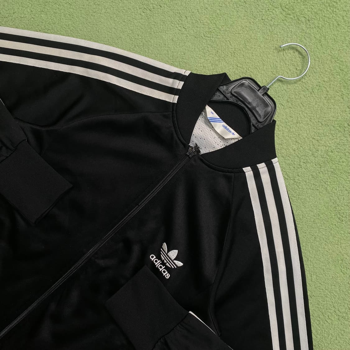 아디다스 검정 슈퍼걸 져지 트랙탑 상품이미지3