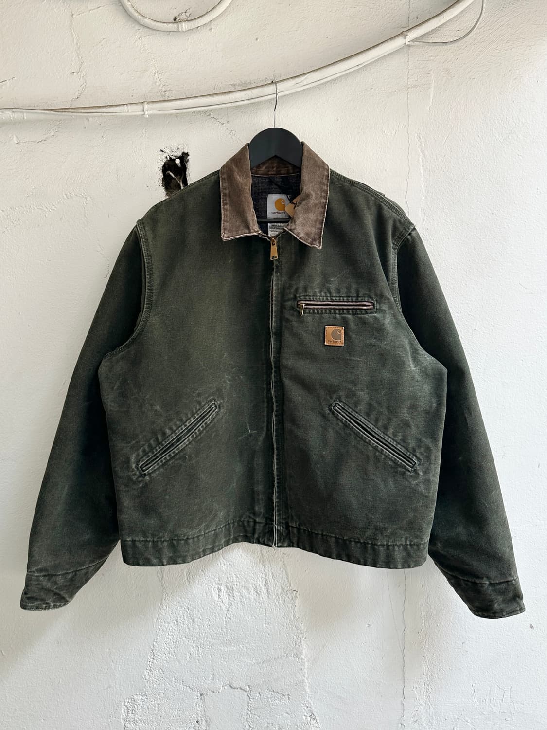 OG 00's 칼하트 J97 디트로이트 MOS 칼하트 자켓 모스그린 상품이미지1