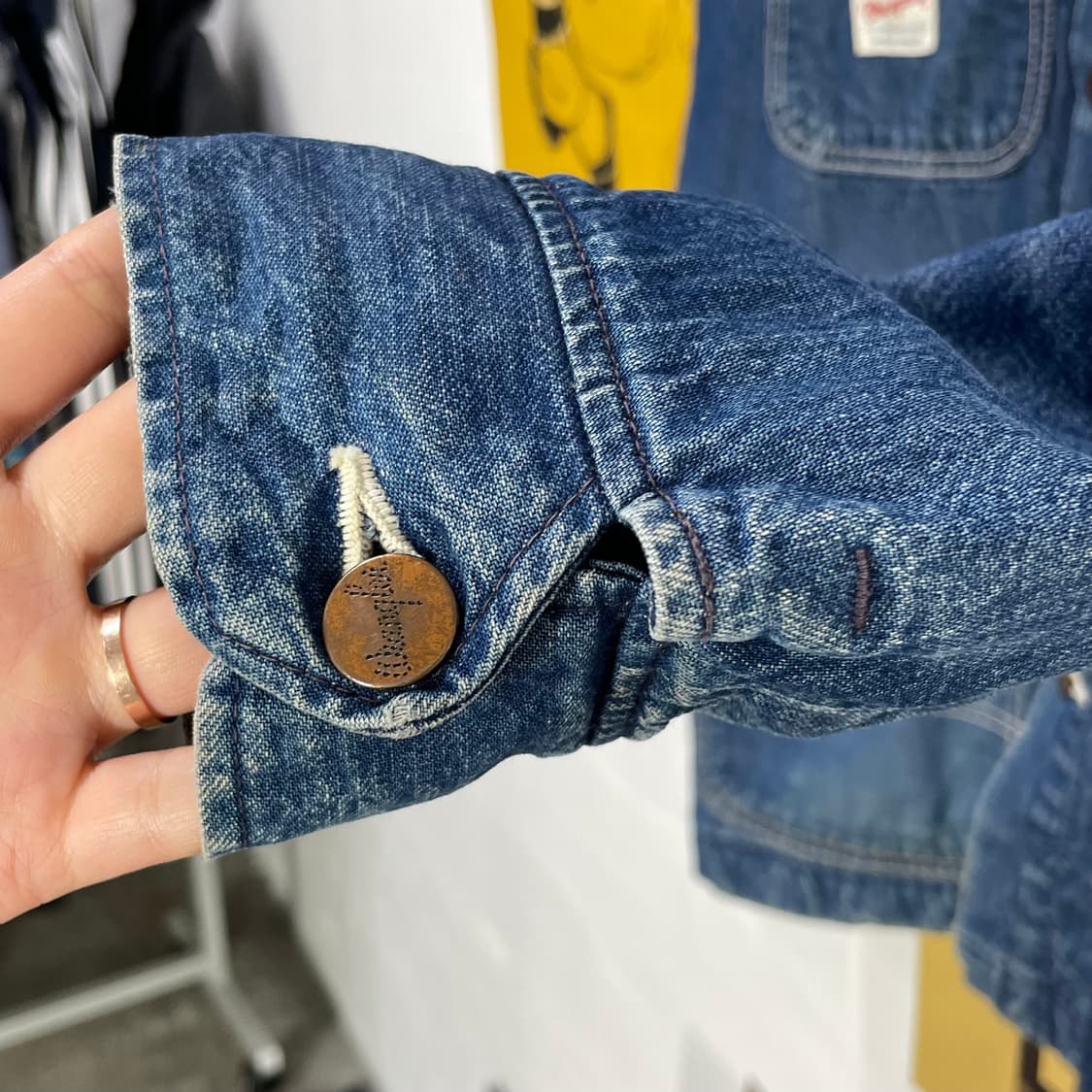 [M]WRANGLER 랭글러 블랭킷 데님 초어 자켓 상품이미지7