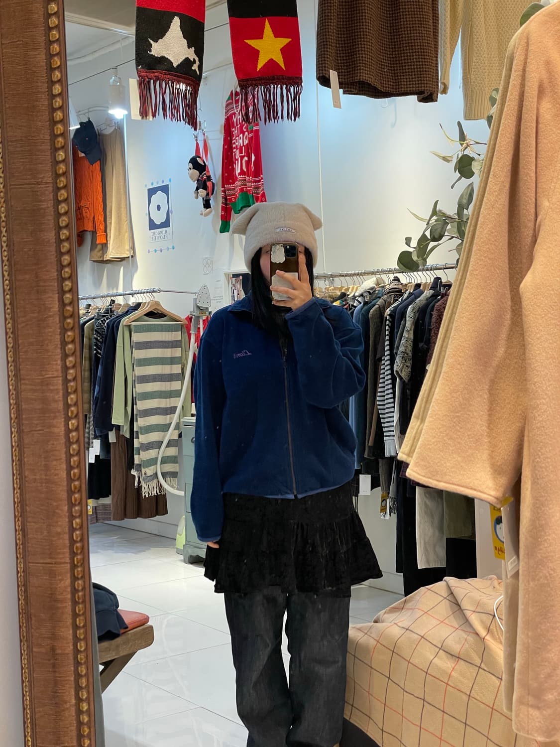 일본빈티지 Lions 후리스집업 상품이미지2