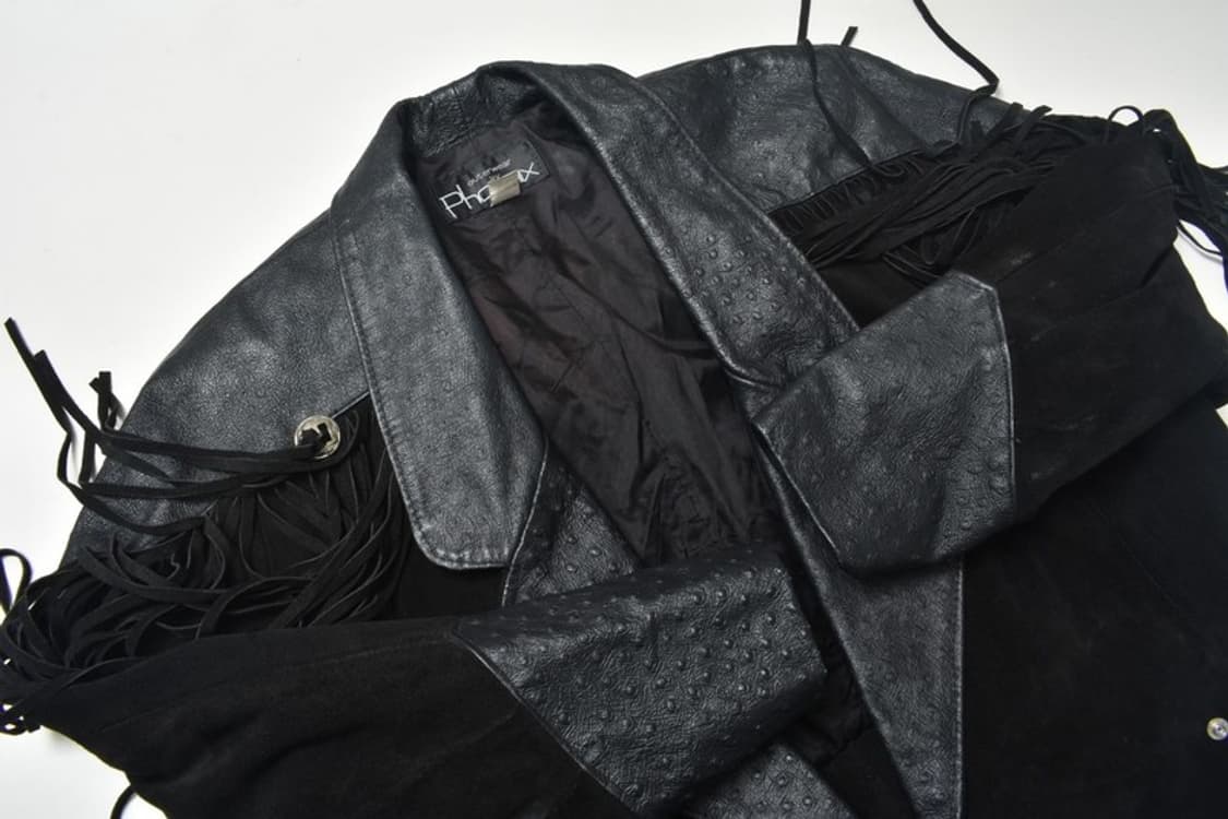 웨스턴 프린지 스웨이드 가죽 자켓 L N1178 상품이미지7