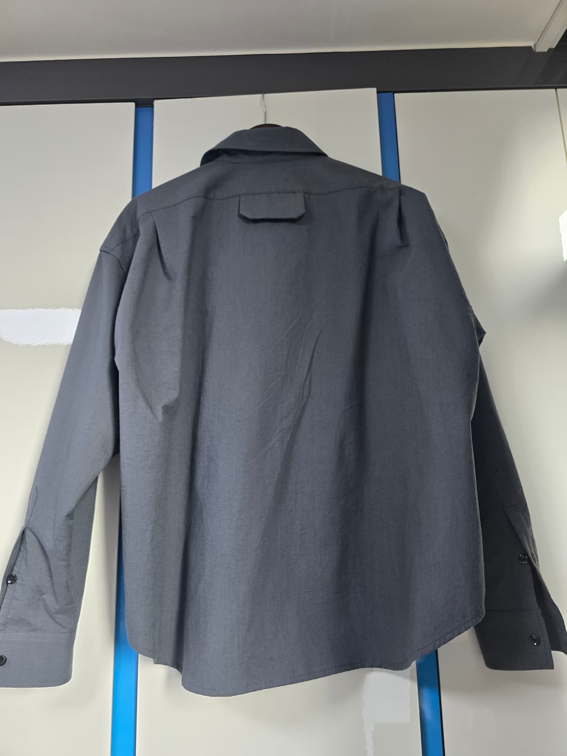 [3] OUAT 오피스 셔츠 그레이 상품이미지7