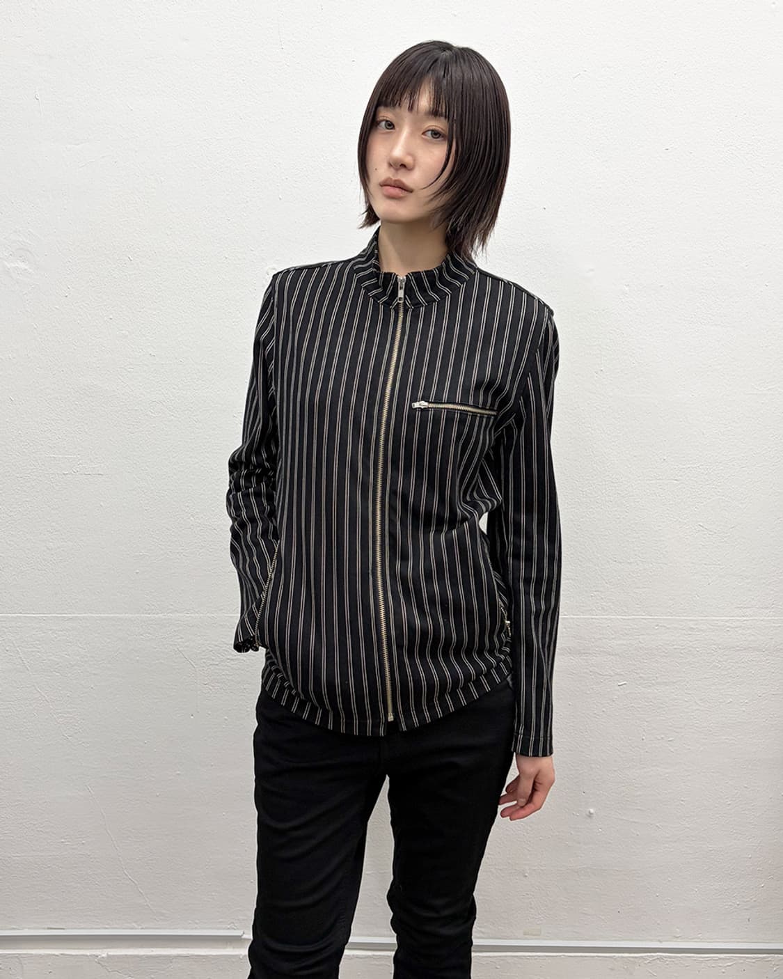 00s 아네스베 스트라이프 자켓 상품이미지1