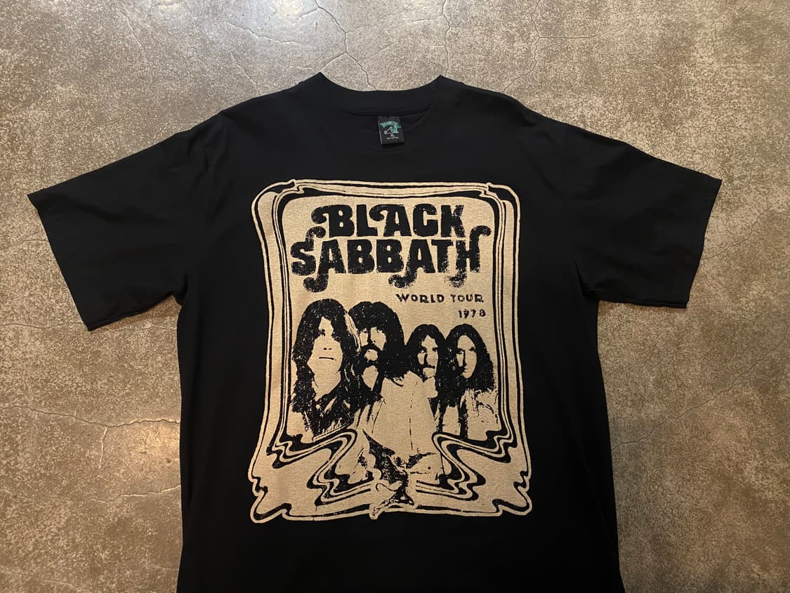 빈티지 블랙사바스 반팔티 상품이미지2