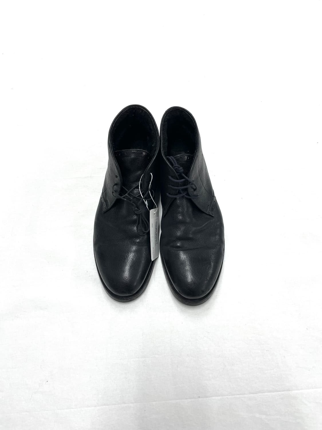 Giorgio Armani Leather Lace-Up Boots 상품이미지1