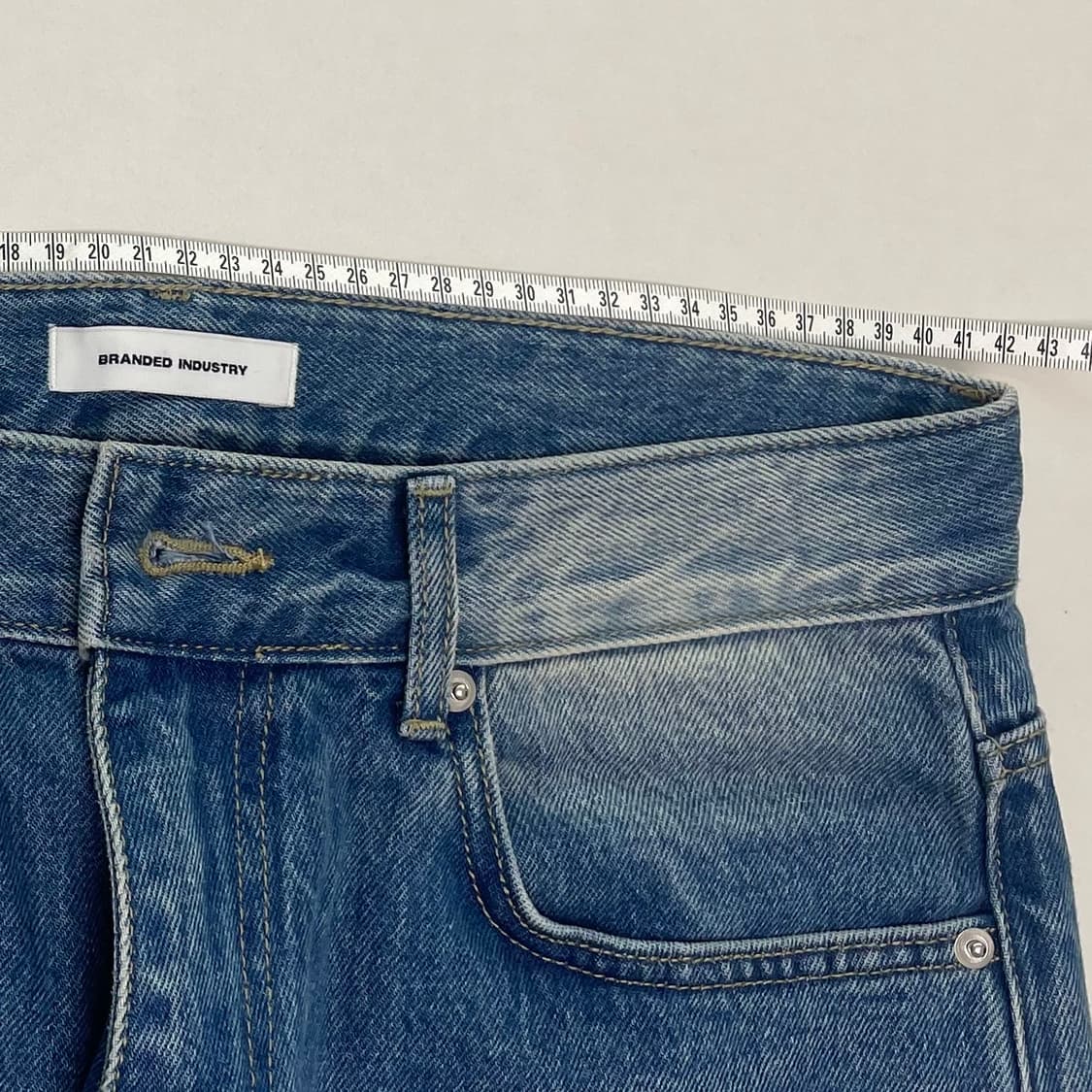 브랜디드 와이드 진 팬츠 (사이즈 32) 상품이미지6