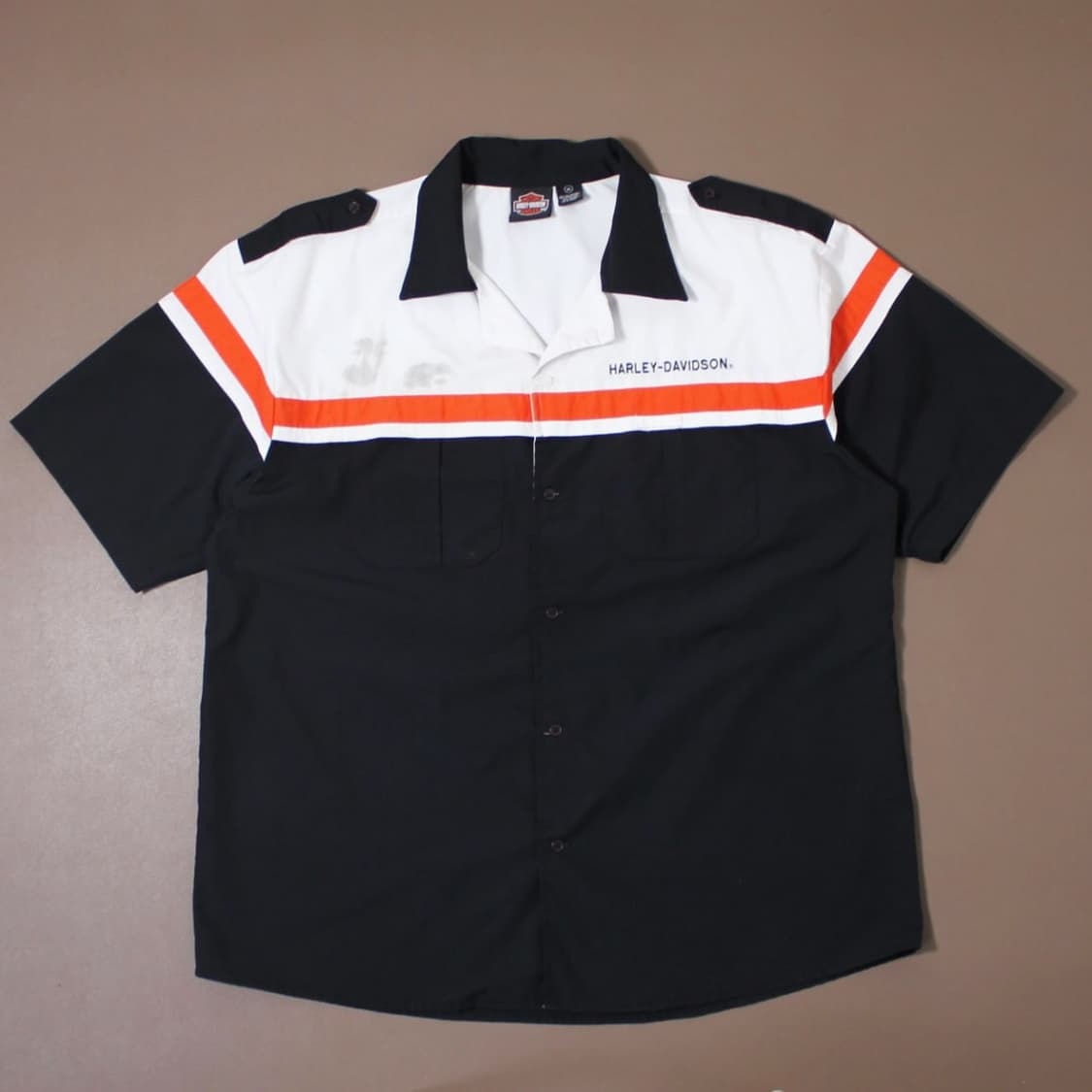 Harley-Davidson 워크셔츠 딜러 유니폼 반팔 셔츠 상품이미지1