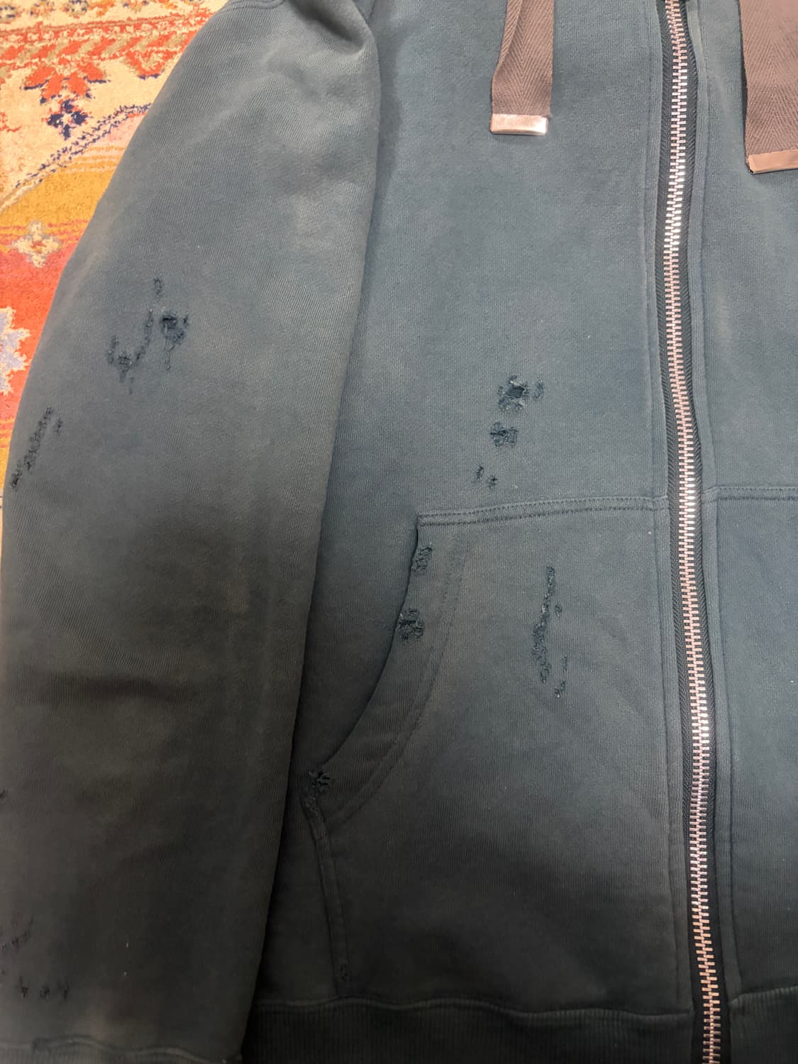 미하라 야스히로 데미지 후드집업 상품이미지6