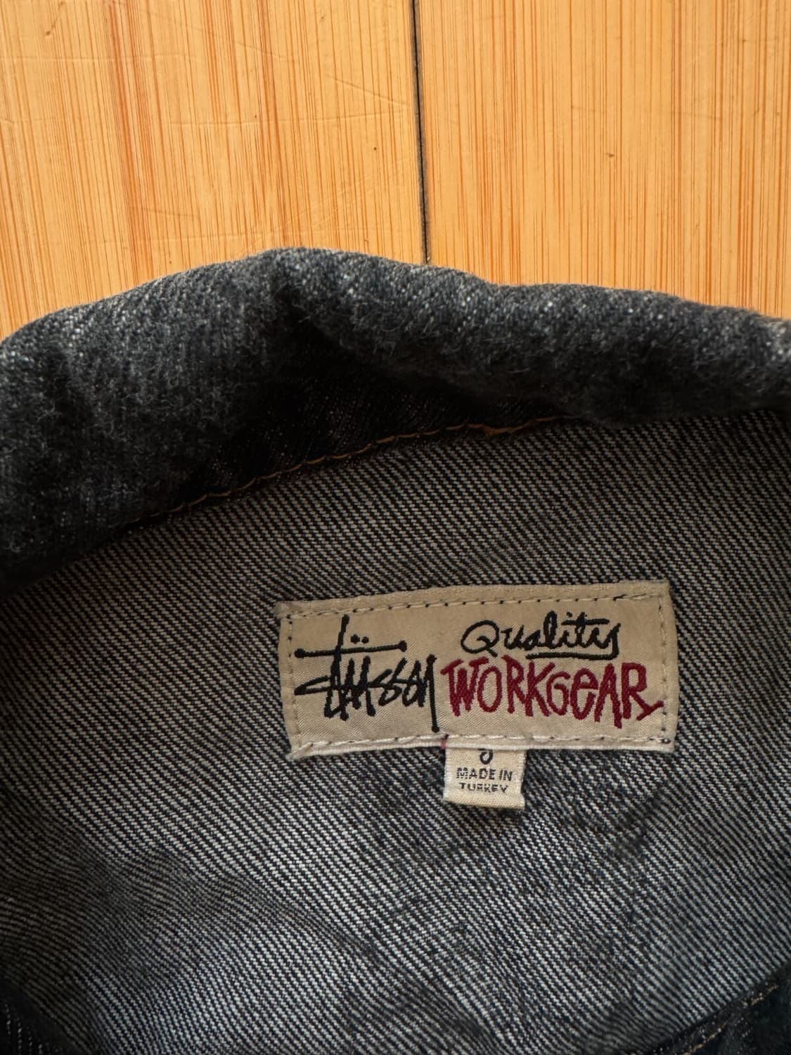 스투시 월드와이드 집 워크 자켓 블랙 상품이미지4