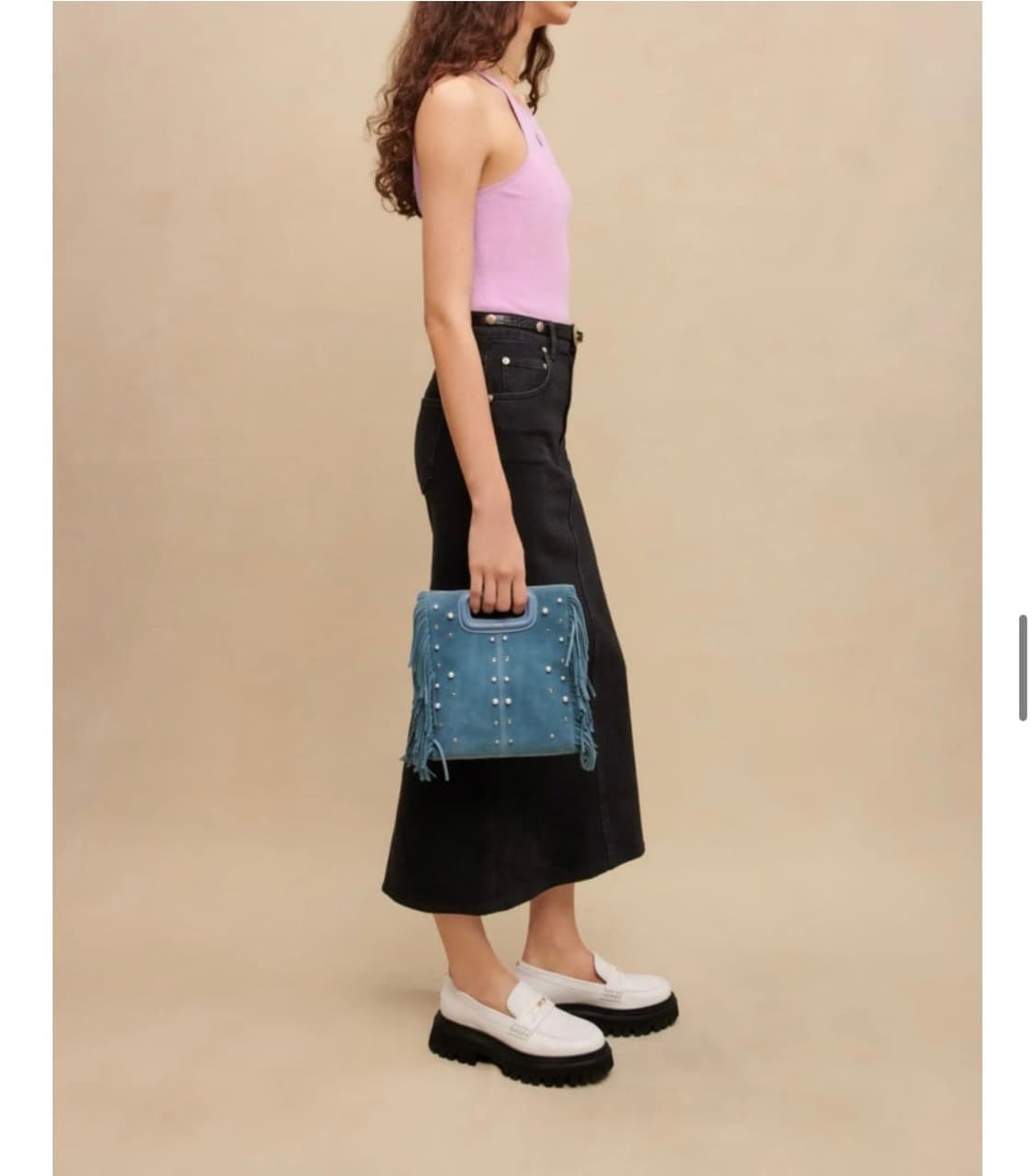 Maje 마쥬 롱데님 펜슬 스커트 36 새상품 상품이미지2