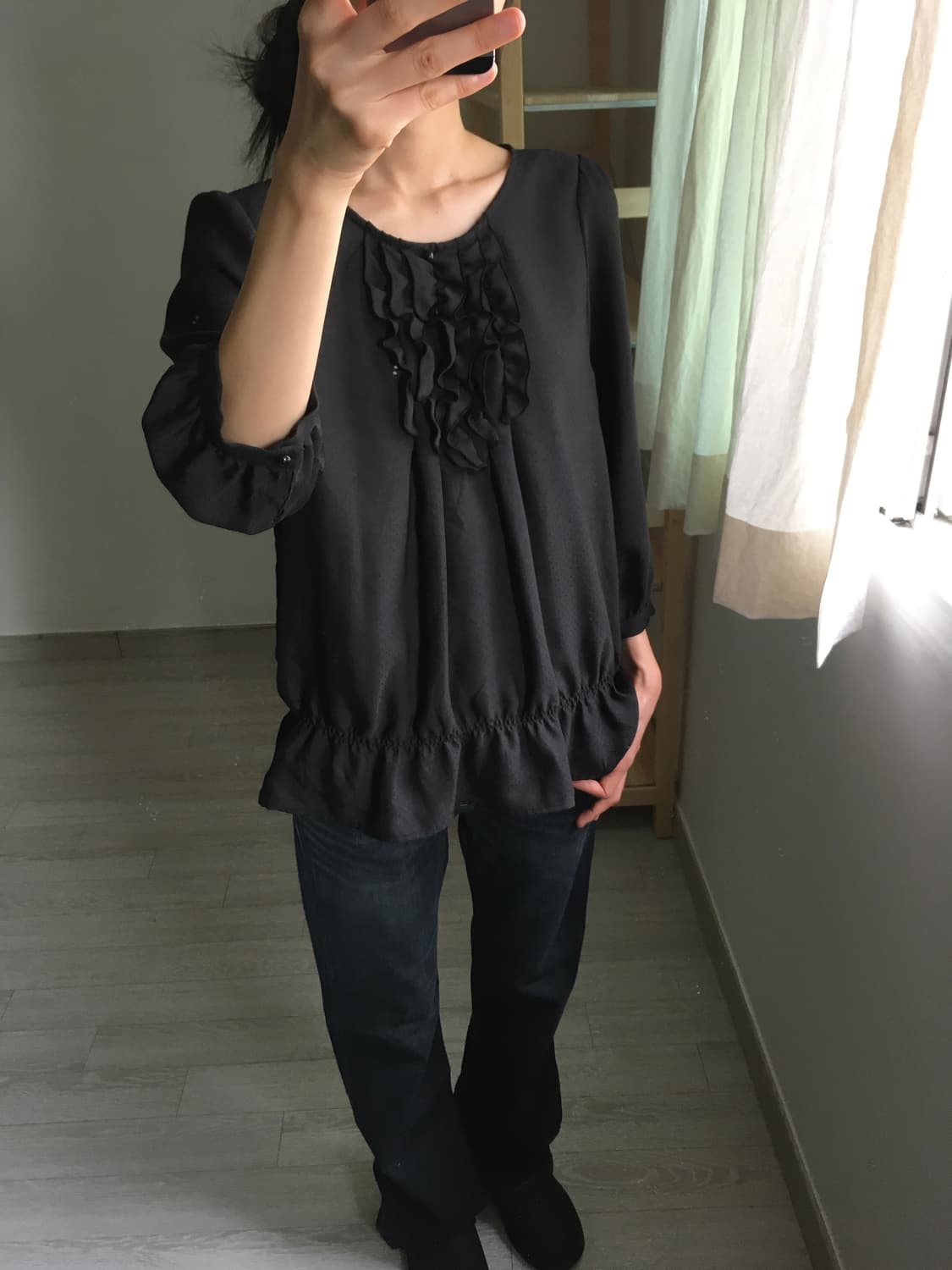 mini ruffle blouse 상품이미지4