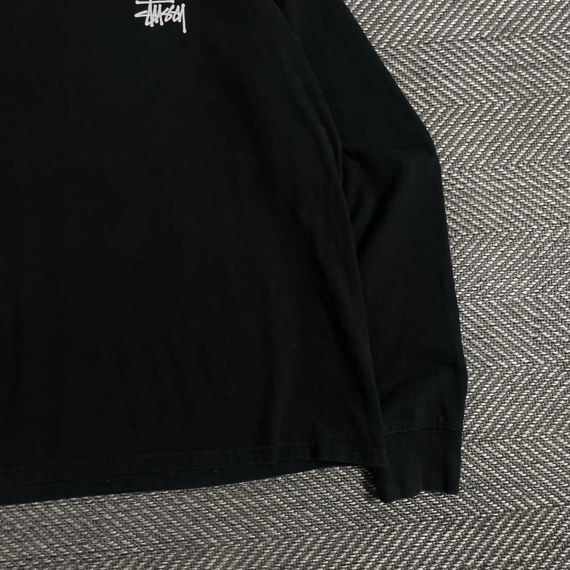 스투시 베이직 빅로고 블랙 롱슬리브y 2908 상품이미지4