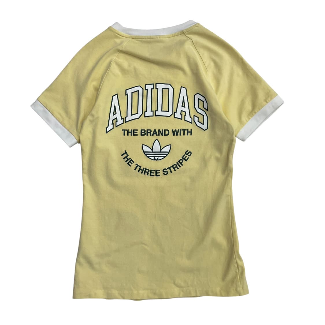 아디다스 딥그린 로고 레몬 반팔 XS 상품이미지4