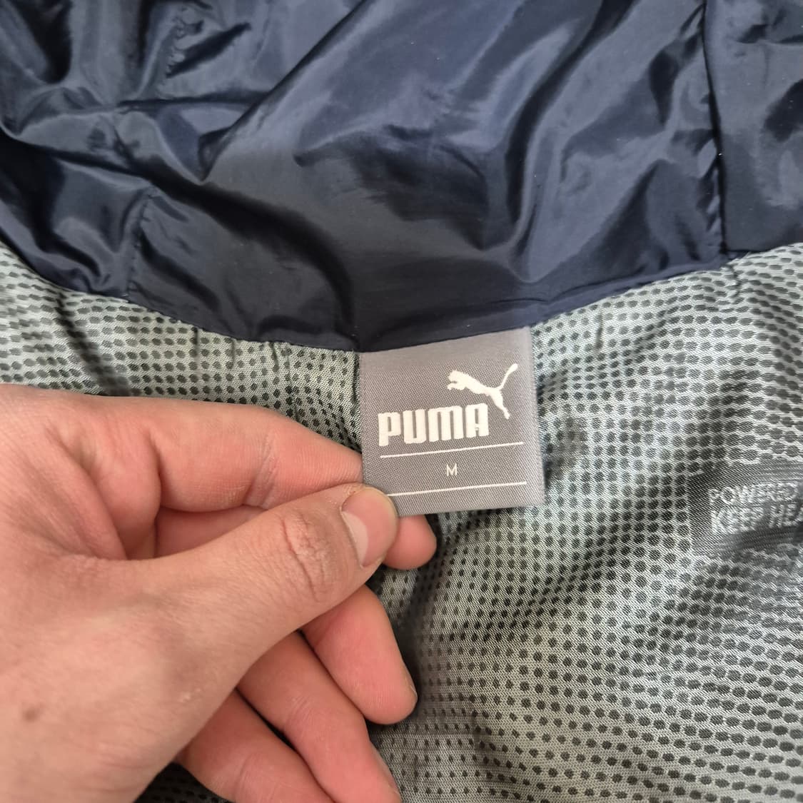 푸마 남성 덕다운 오리지널 로고 후드 롱패딩 점퍼 M(95) 상품이미지6