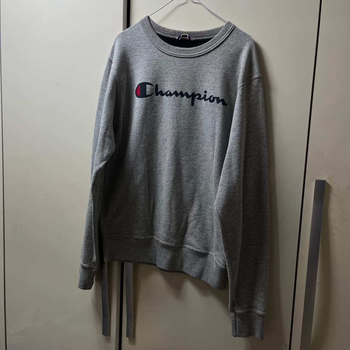 챔피온 어센틱 빅로고 스펠아웃 기모 맨투맨 L/100 상품이미지1