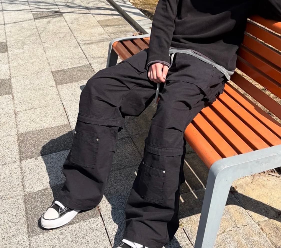 플레이버리즘 카고팬츠 상품이미지4