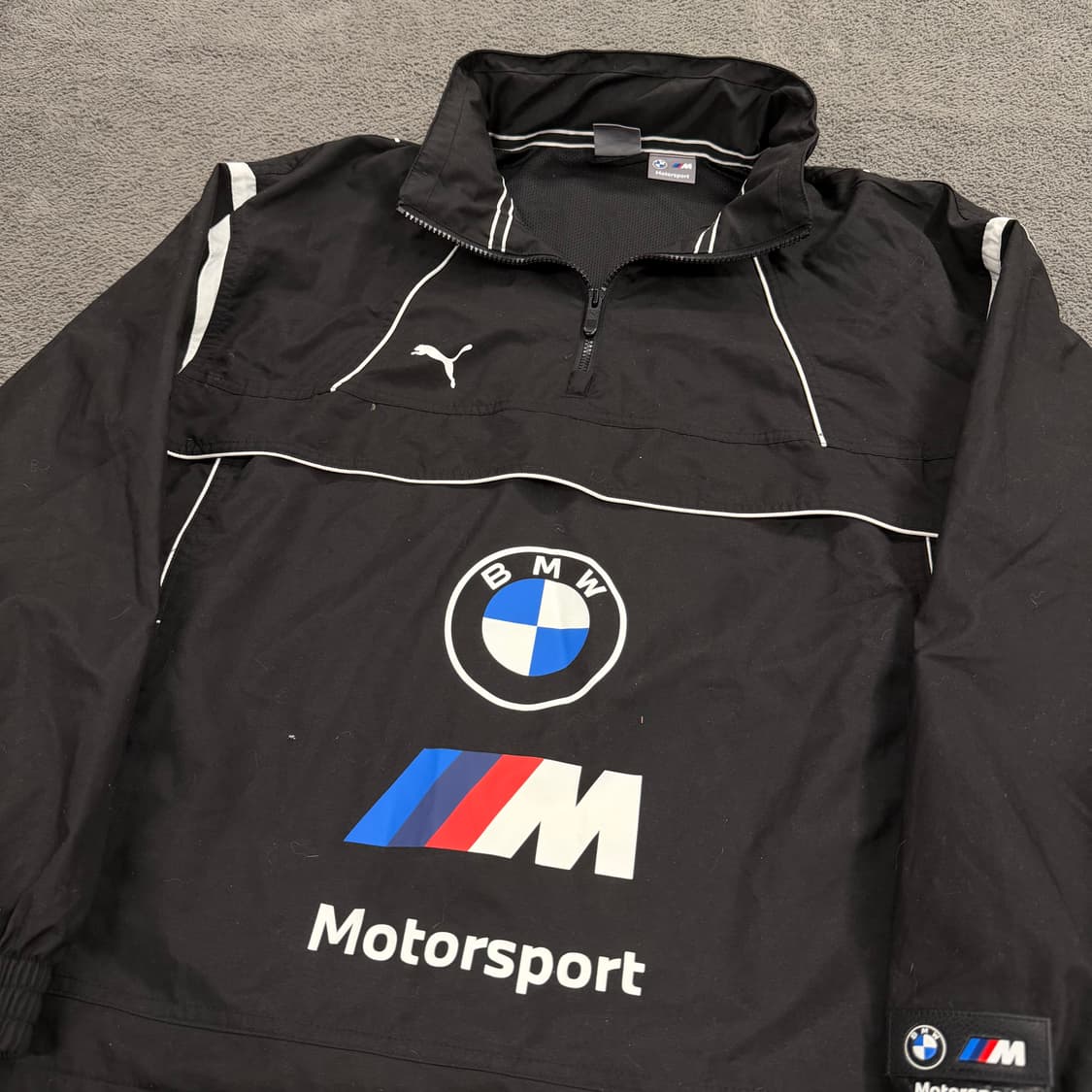 [정품/M] puma 푸마 BMW 모터스포츠 콜라보 아노락 바람막이 자켓 상품이미지1