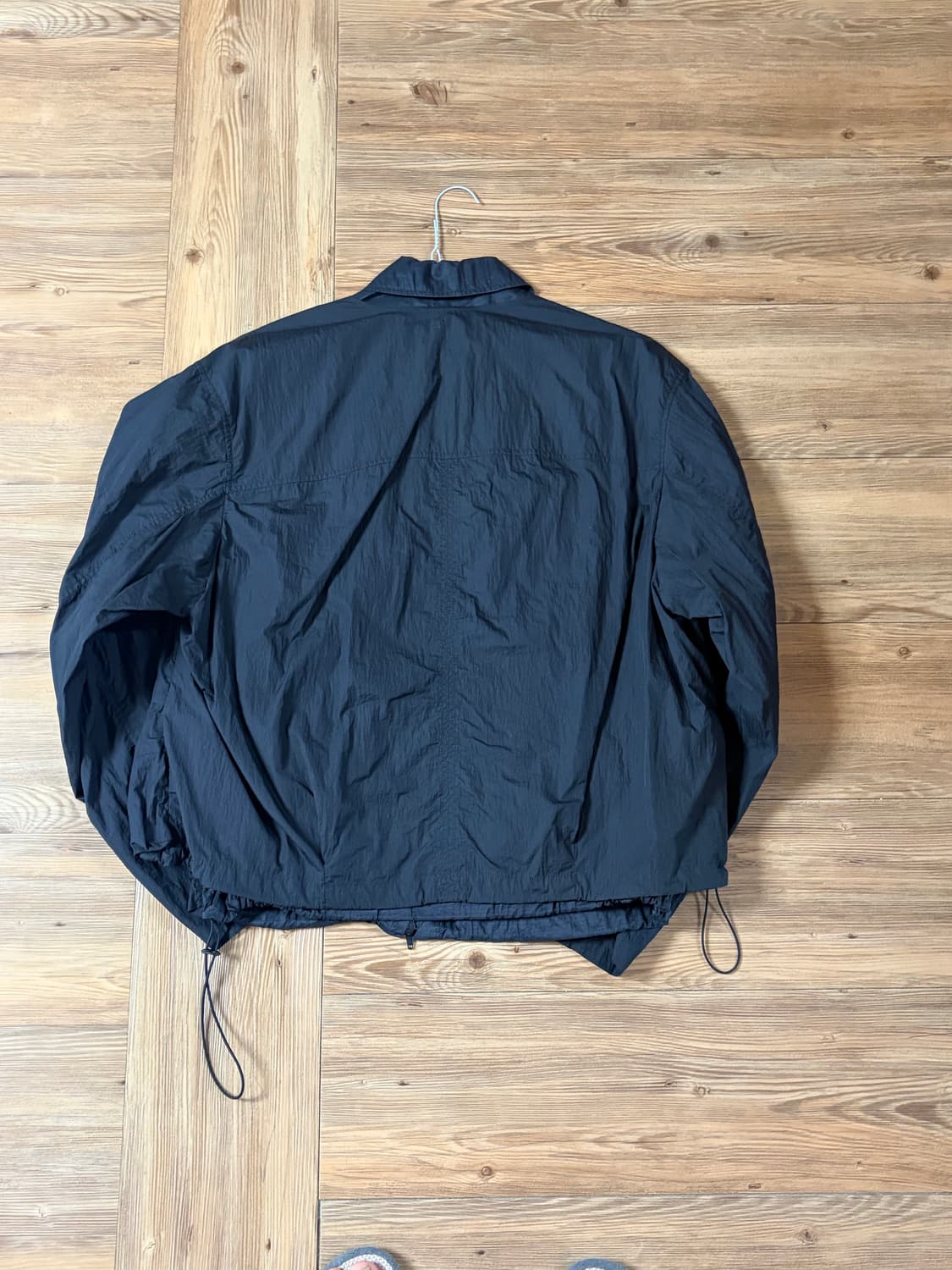 쿠어 컨버터블 레이어드 콘트라스트 집업 (블랙)  상품이미지5