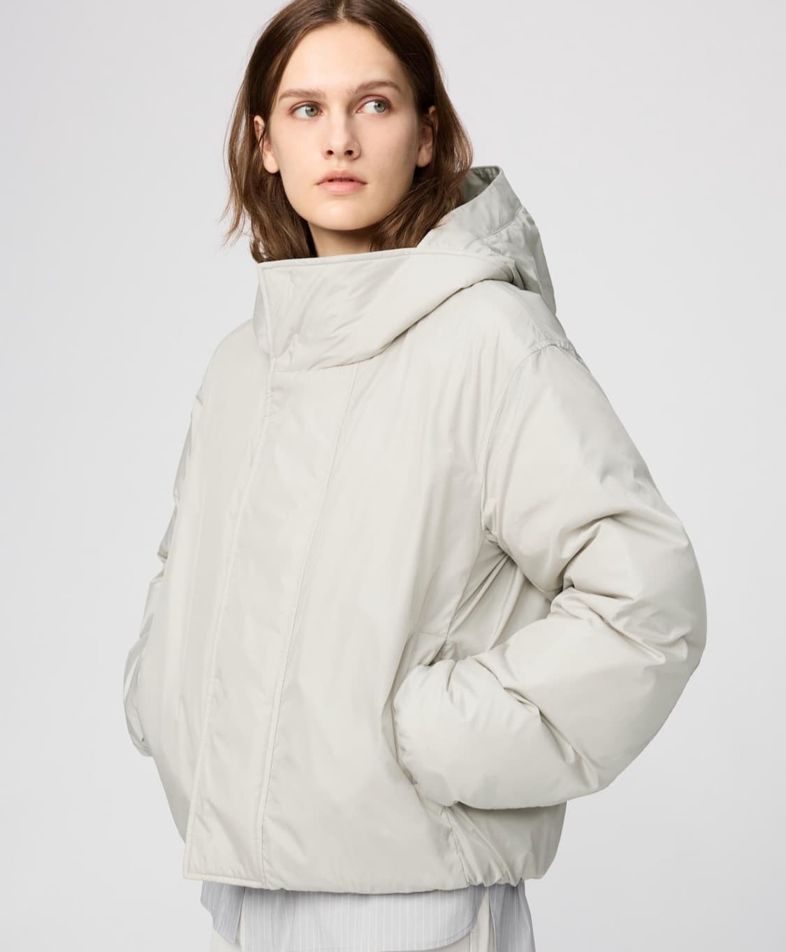 유니클로U / 25FW 퍼프테크 파카 브라운 / X 상품이미지4