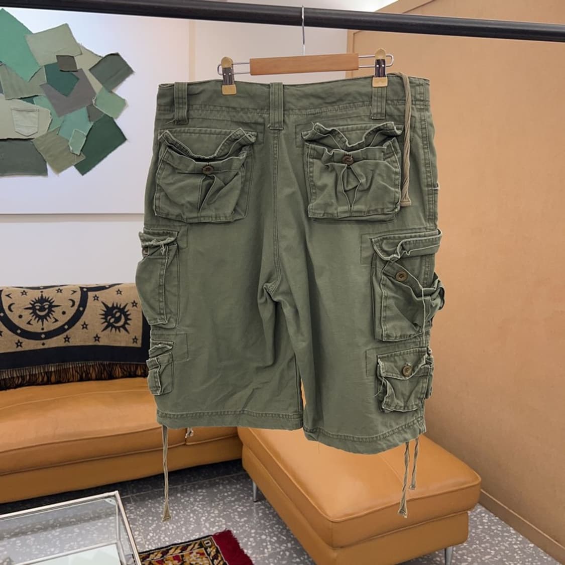 빈티지 멀티포켓 카고팬츠 반바지 L C05354 상품이미지2