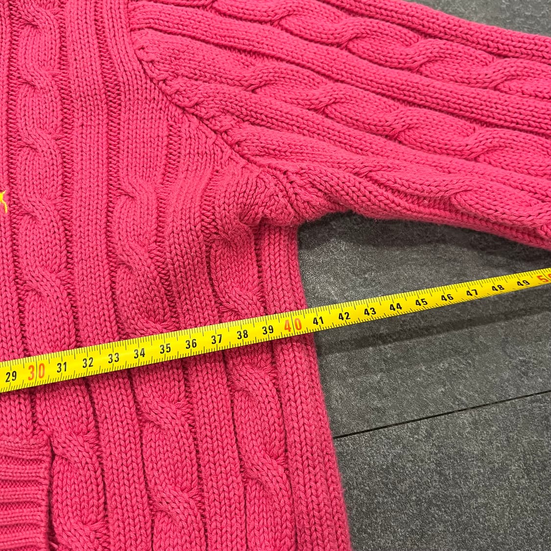 아베크롬비 핑크 딱붙 후드집업 코튼니트 대장 상품이미지5