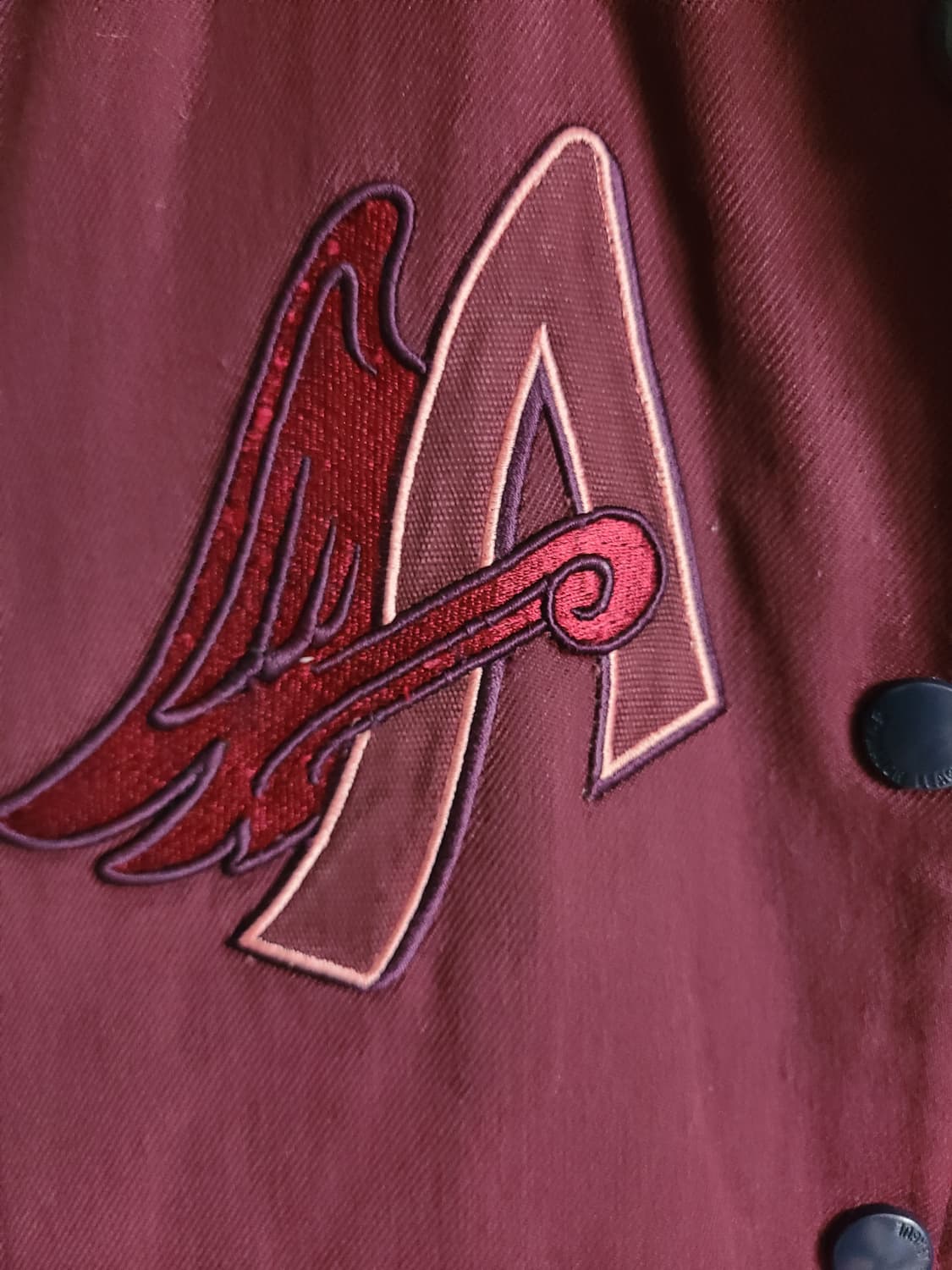 MLB 여자 야구점퍼 버건디s 상품이미지4