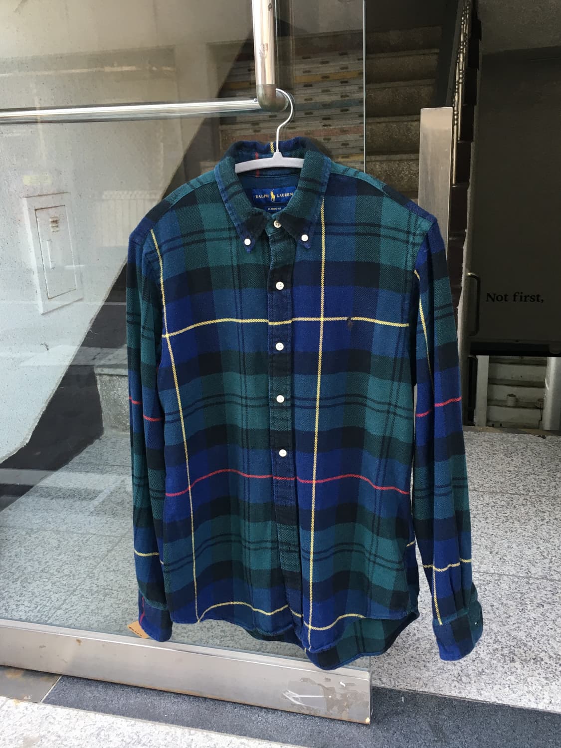 폴로 랄프로렌 클래식 핏 체크 셔츠 상품이미지3