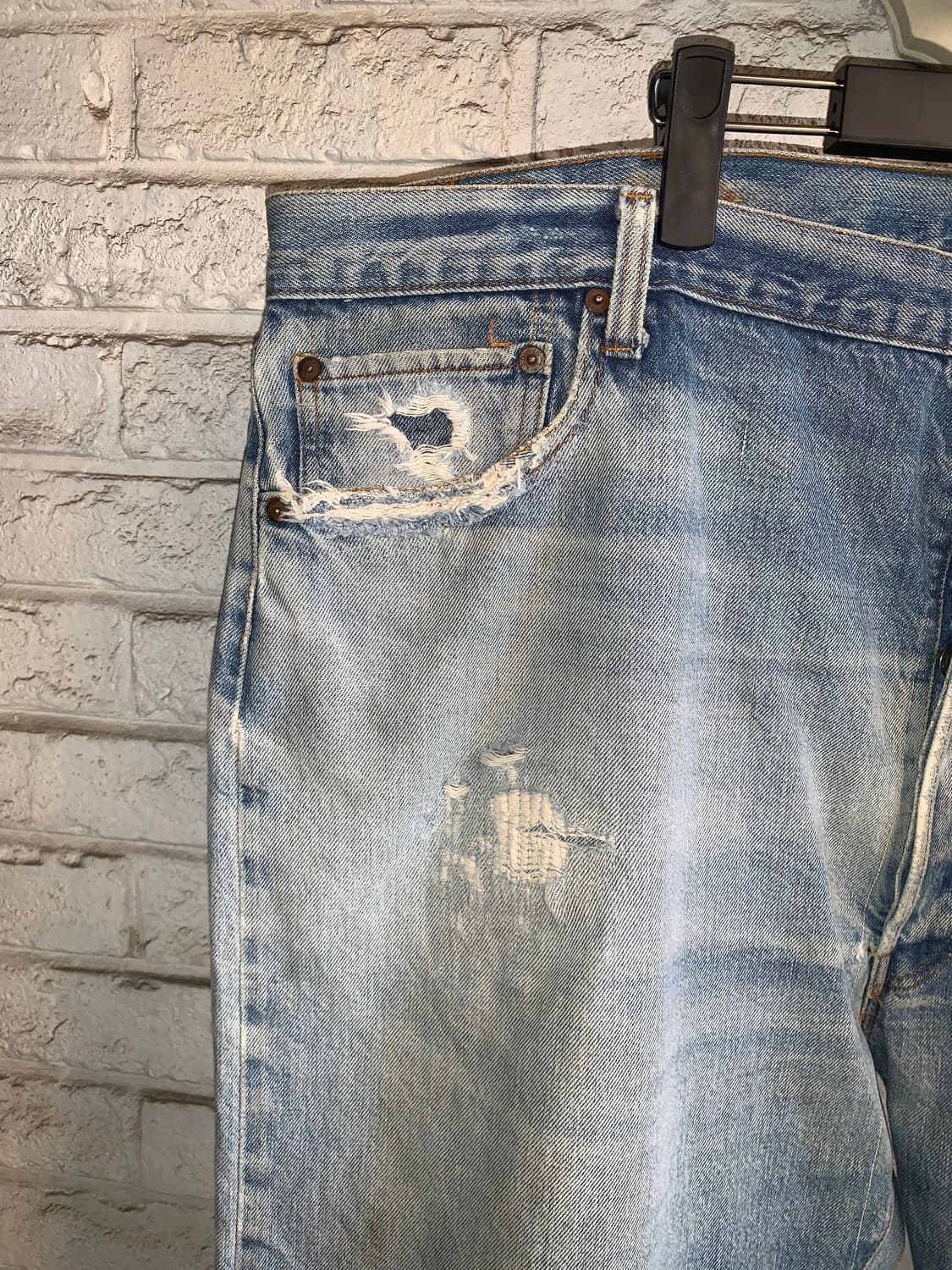 80년대 리바이스 셀비지 데님 팬츠 44인치 상품이미지3