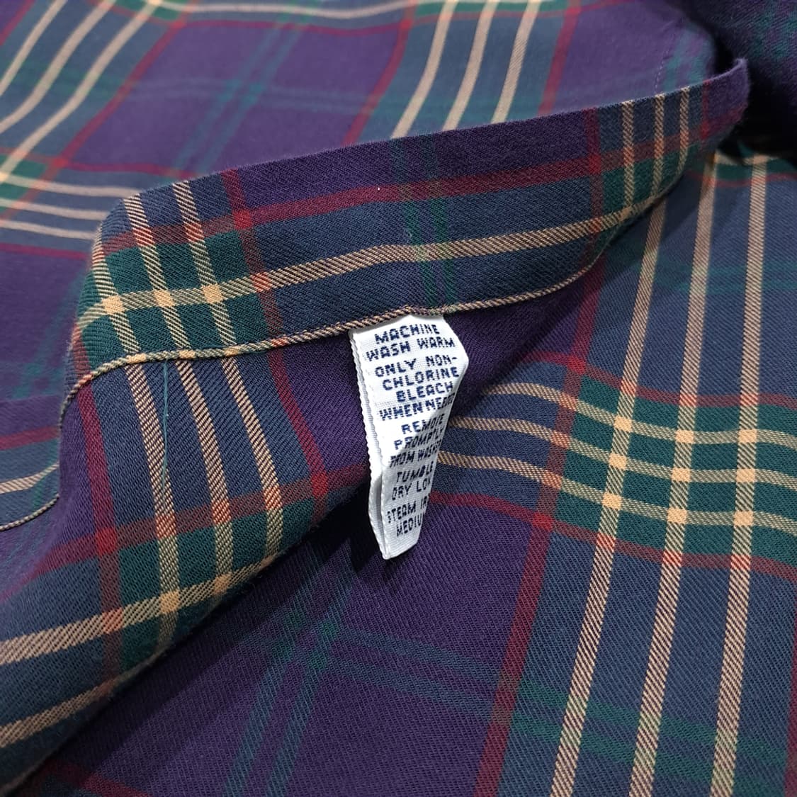 CL948 XL 폴로 90s BLAKE 로얄프레피 타탄체크 셔츠 상품이미지5