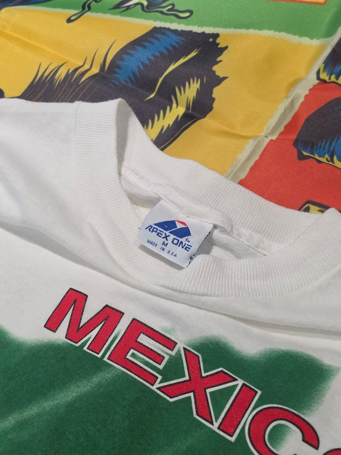 90's APEX ONE '94USA' 월드컵 반팔티 M 상품이미지3