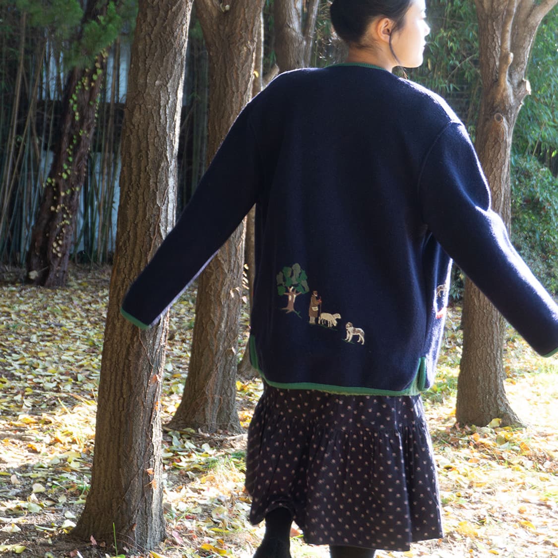 미드나잇 블로섬 티어드 스커트 상품이미지10