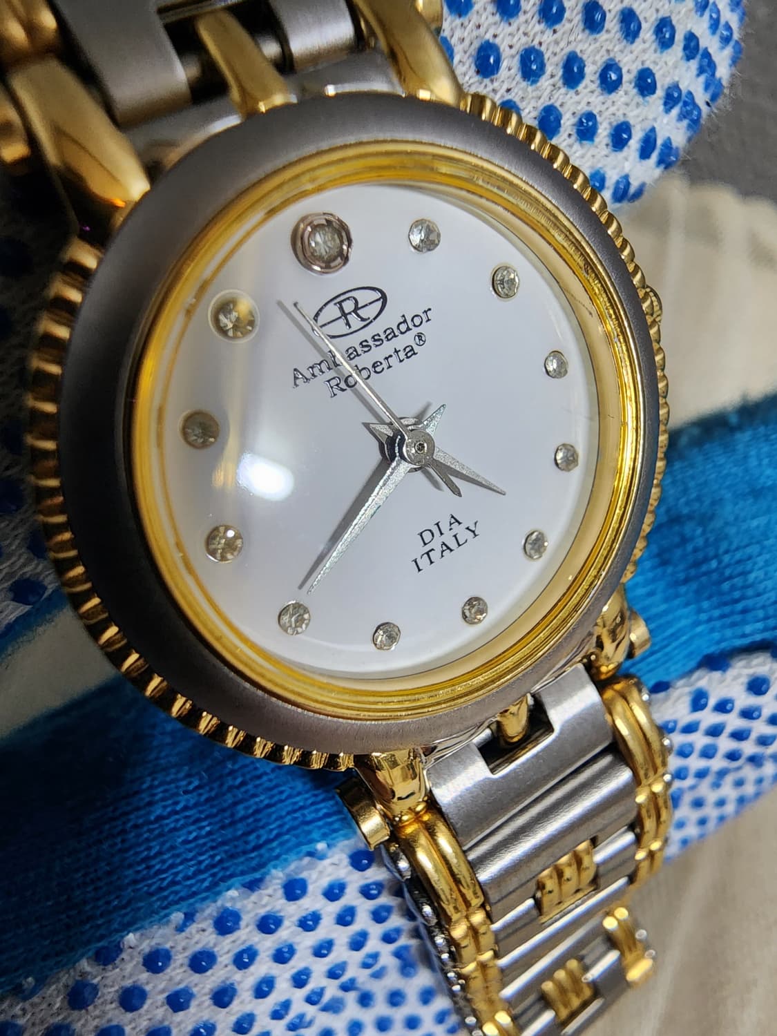 앰버서더 로베르타  골드 콤비 여성시계 상품이미지7