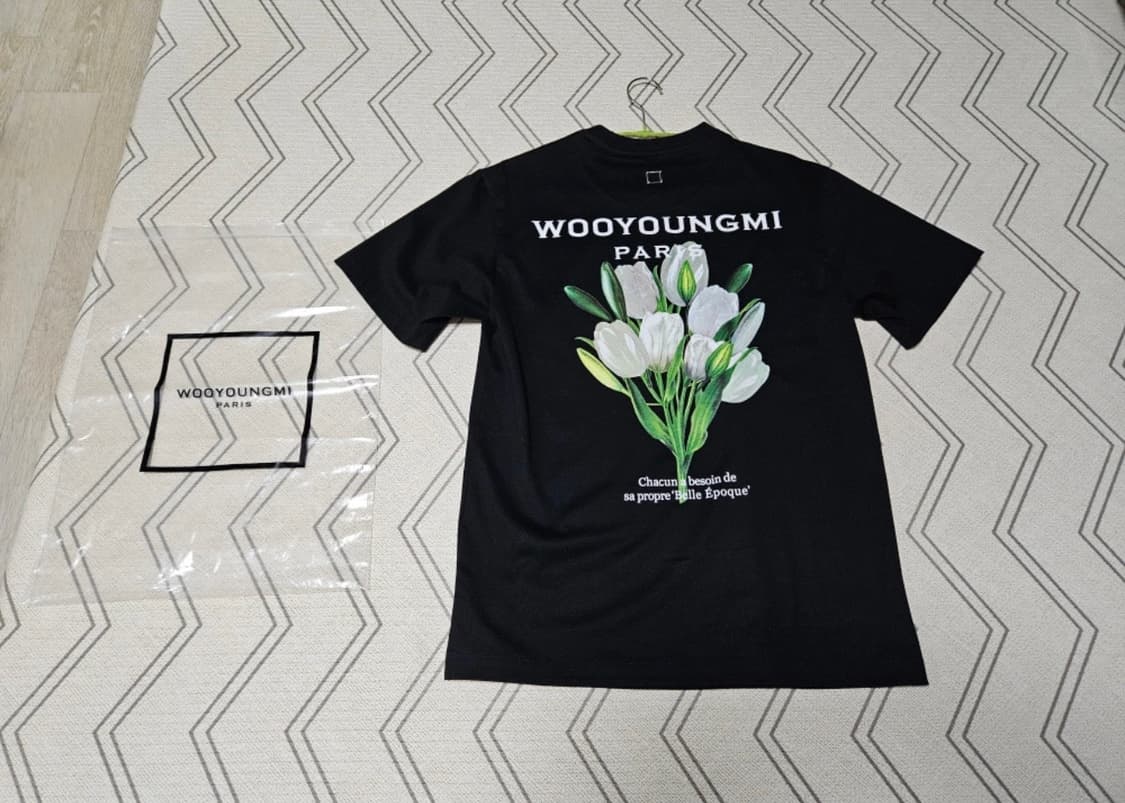 우영미 플라워 반팔 52 사이즈 상품이미지1