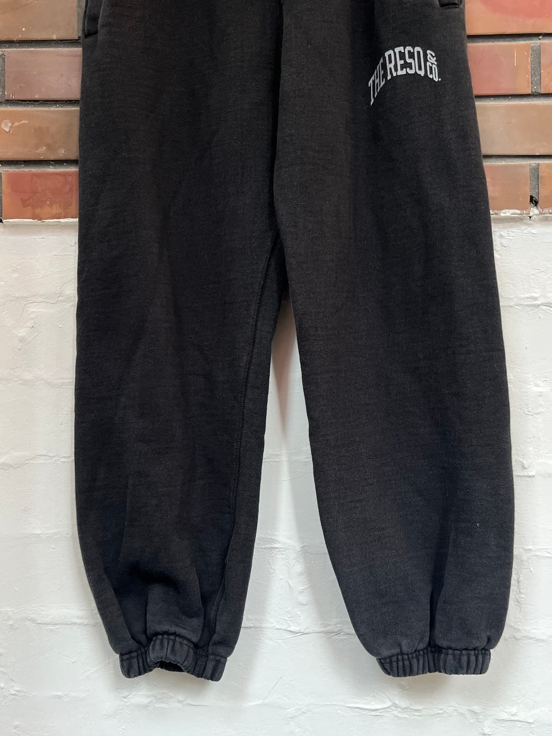 The Resq 밴딩 조거 스웨트 팬츠 블랙 S 상품이미지3