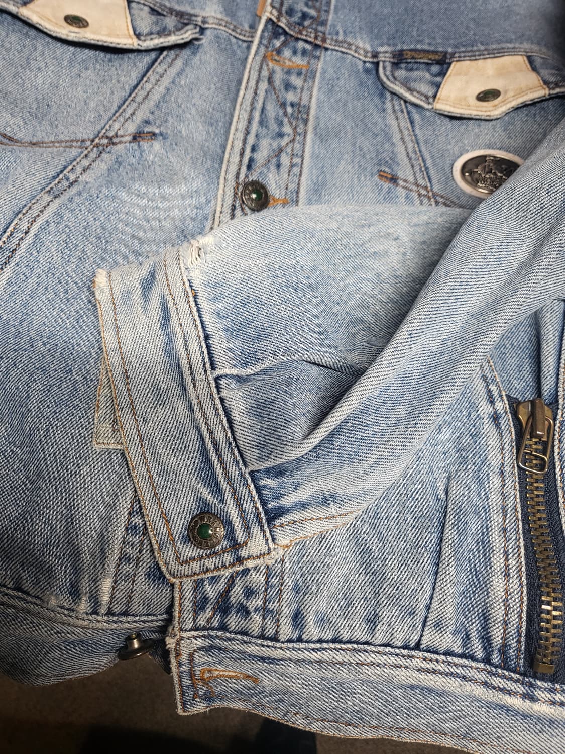 wrangler(렝글러) 빈티지 청자켓 상품이미지6