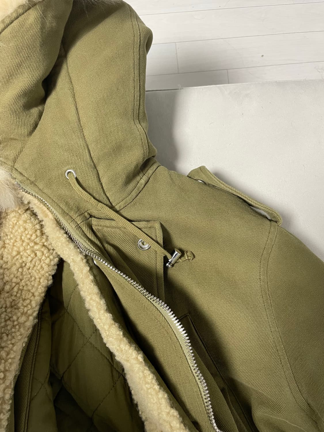 발망 11aw 라쿤퍼 야상 상품이미지7