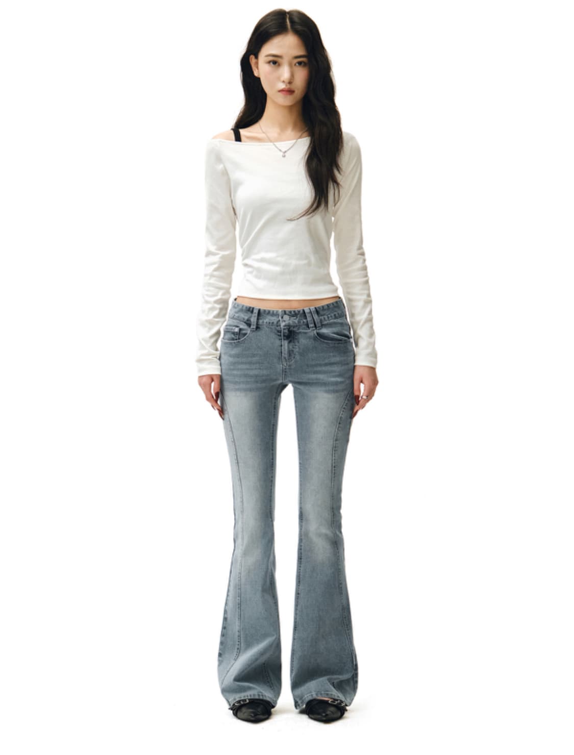 데케트우먼-Zip Pocket Slim Low Rise-M 상품이미지1