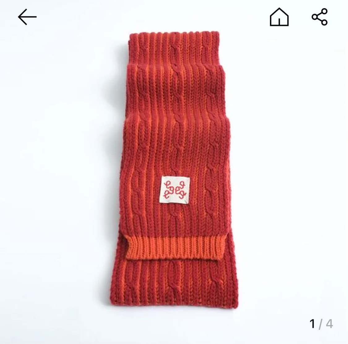 믹스트 벌키 머플러 (만다린) 상품이미지1