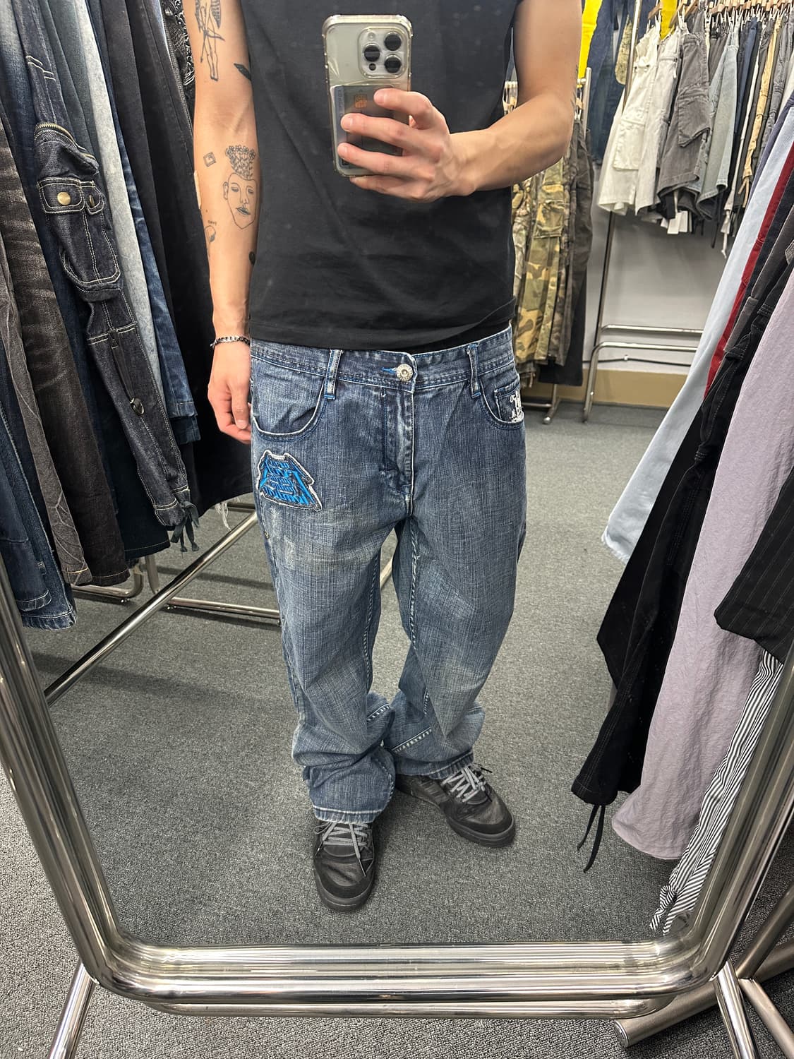 34) PEPE JEANS LONDON 날개 자수 데님팬츠 상품이미지2