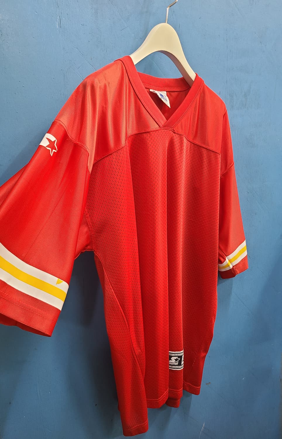 90s 스타터 빈티지 풋볼져지 블록코어 상품이미지2