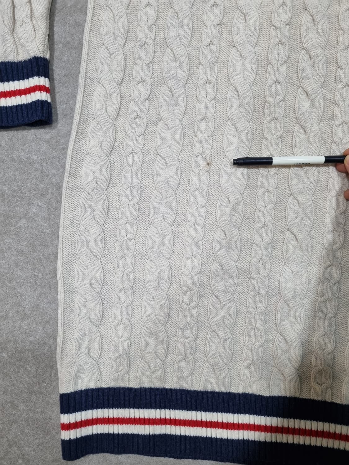 여성 S 타미진스 케이블 울 스웨터 원피스 상품이미지9